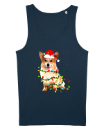 Corgi Christmas Light Maiou Bărbat Runs