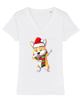 Corgi Dance White