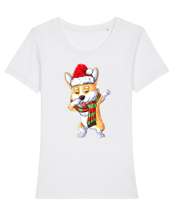 Corgi Dance White
