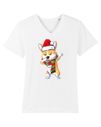 Corgi Dance White