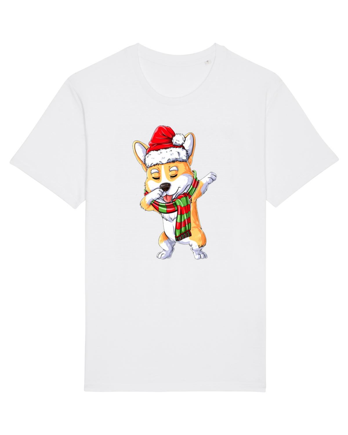 Tricou mânecă scurtă Unisex Rocker White