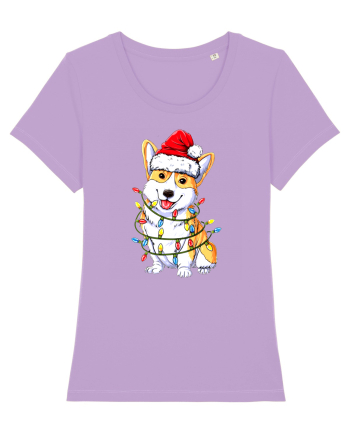 Corgi Xmas Light Lavender Dawn