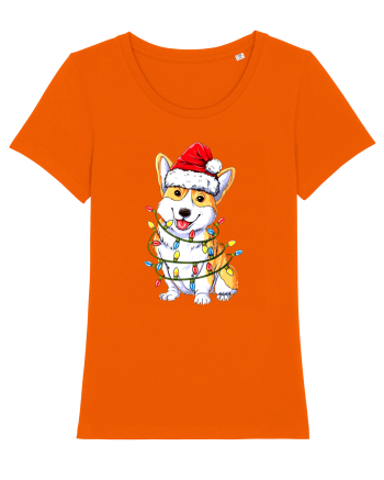 Corgi Xmas Light Bright Orange