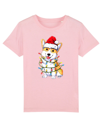 Corgi Xmas Light Cotton Pink