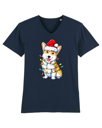 Corgi Xmas Light French Navy