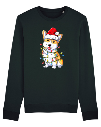 Corgi Xmas Light Black