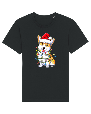 Corgi Xmas Light Black