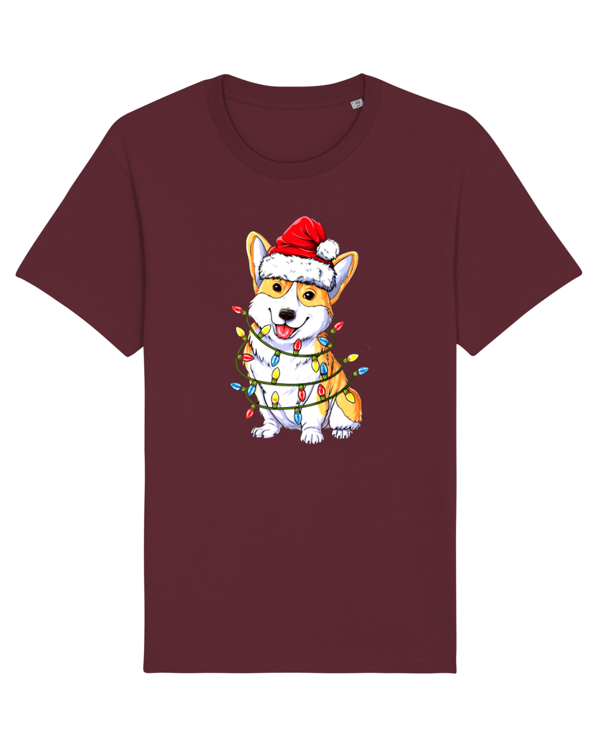 Tricou mânecă scurtă Unisex Rocker Burgundy