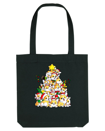 Corgi Xmas Tree Black