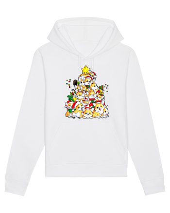 Corgi Xmas Tree White