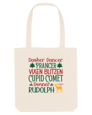 Dasher Dancer Prancer Vixen Blitzen Cupid Comet Donner Rudolph Natural