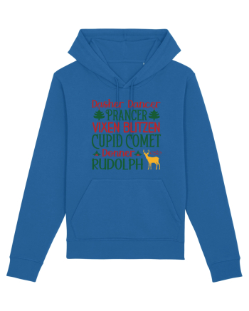 Dasher Dancer Prancer Vixen Blitzen Cupid Comet Donner Rudolph Royal Blue