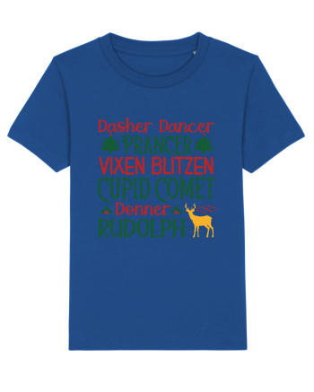 Dasher Dancer Prancer Vixen Blitzen Cupid Comet Donner Rudolph Majorelle Blue