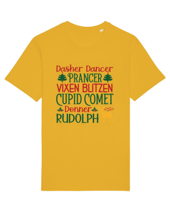 Dasher Dancer Prancer Vixen Blitzen Cupid Comet Donner Rudolph Spectra Yellow