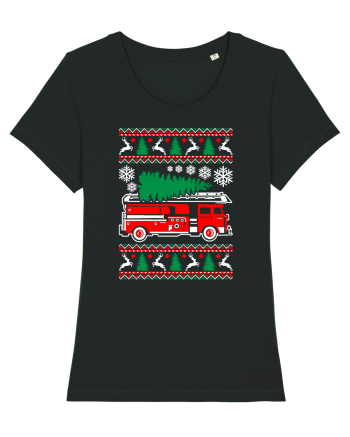 Fire Fighter Santa Black