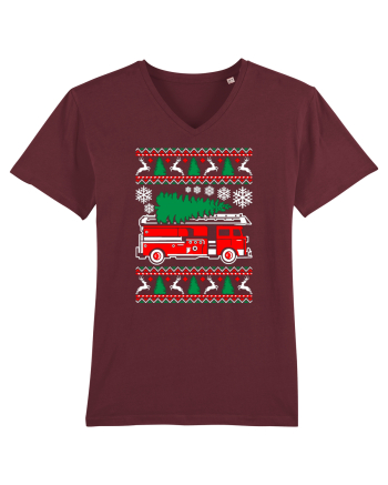 Fire Fighter Santa Burgundy