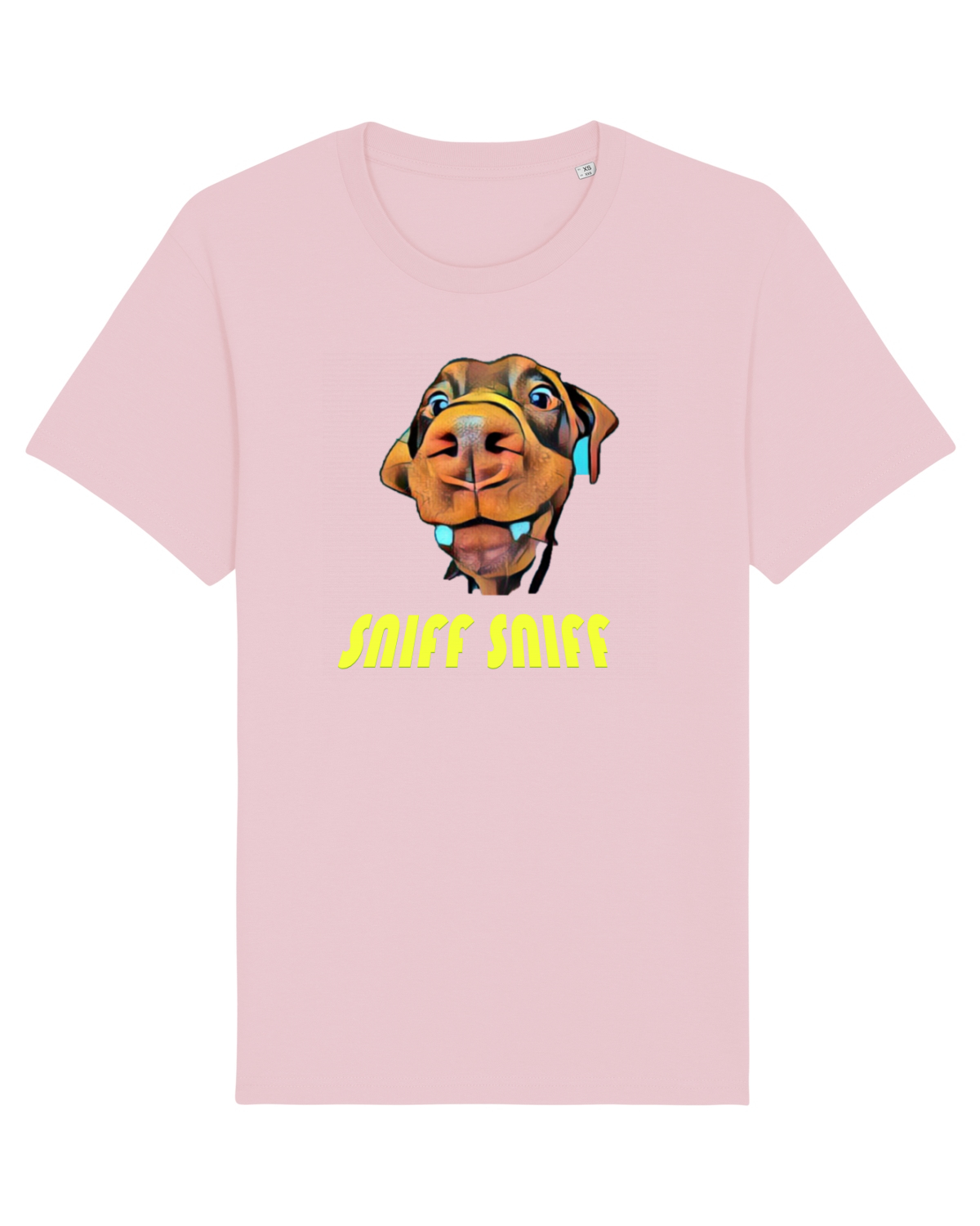 Tricou mânecă scurtă Unisex Rocker Cotton Pink