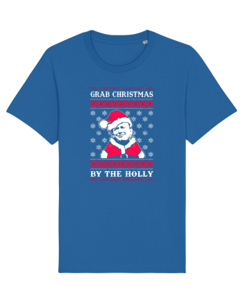 Grab Christmas By The Holly Royal Blue