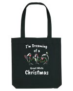I'm Dreaming Of A Great White Christmas Sacoșă textilă