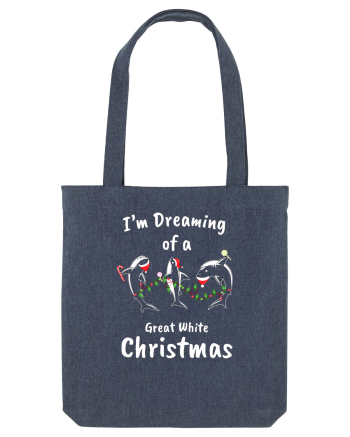 I'm Dreaming Of A Great White Christmas Midnight Blue