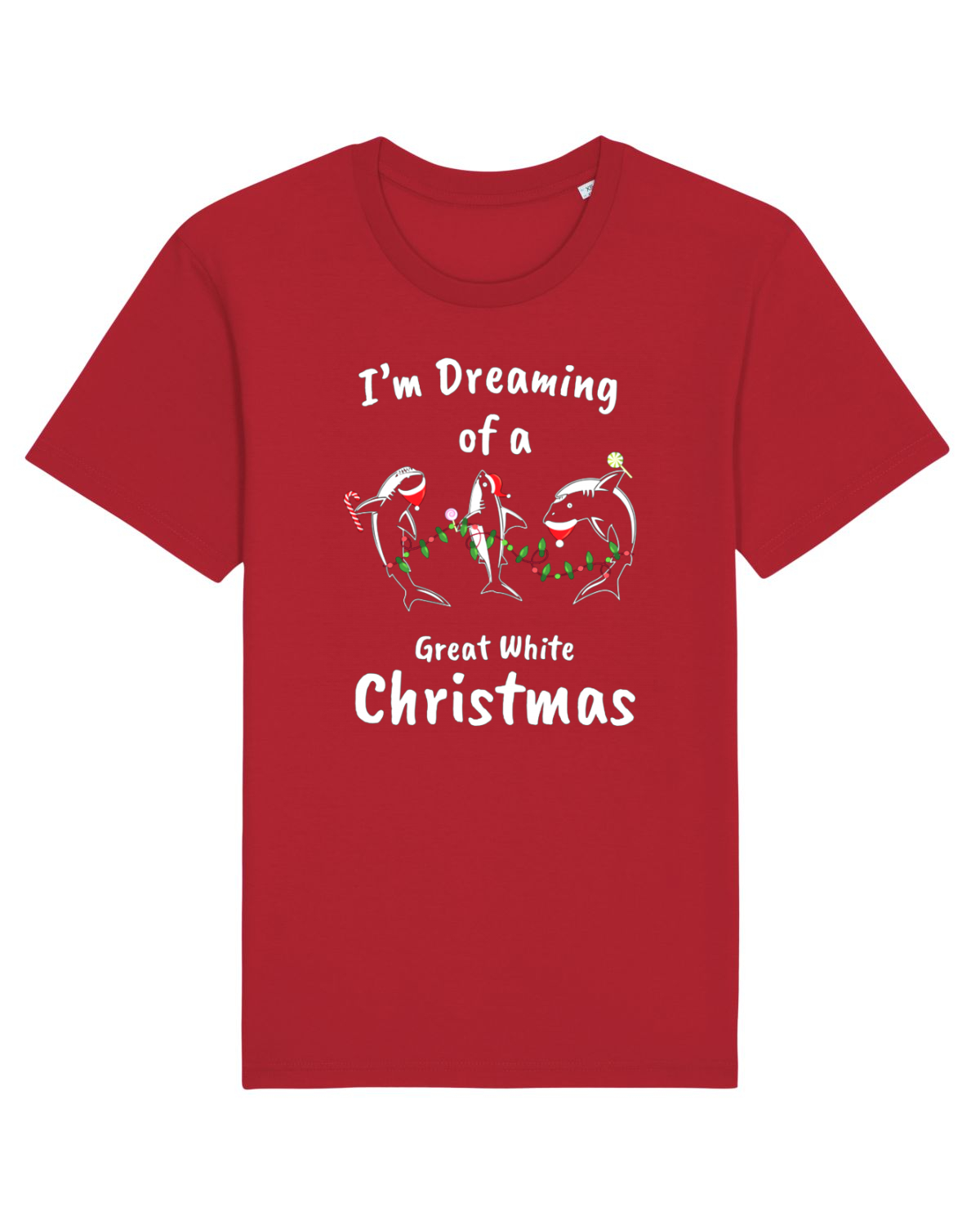 Tricou mânecă scurtă Unisex Rocker Red