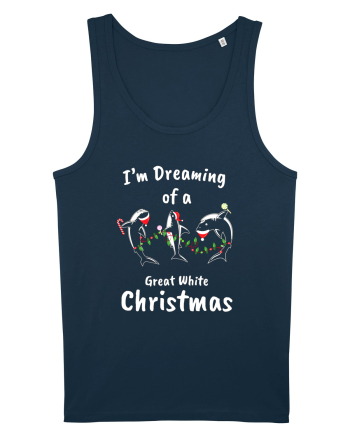I'm Dreaming Of A Great White Christmas Navy