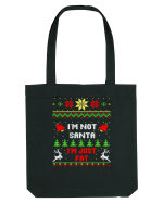 I'm Not Santa I'm Just Fat Sacoșă textilă