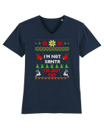 I'm Not Santa I'm Just Fat Tricou mânecă scurtă guler V Bărbat Presenter