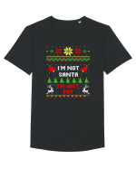 I'm Not Santa I'm Just Fat Tricou mânecă scurtă guler larg Bărbat Skater