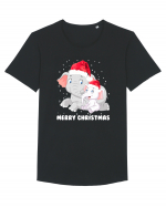 Merry Christmas Tricou mânecă scurtă guler larg Bărbat Skater