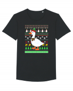 Merry Duckmas Tricou mânecă scurtă guler larg Bărbat Skater