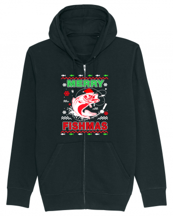 Merry Fishmas Ugly Black