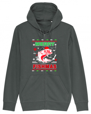 Merry Fishmas Ugly Anthracite