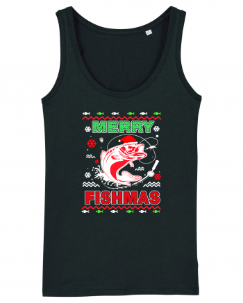 Merry Fishmas Ugly Black