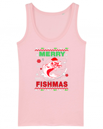 Merry Fishmas Ugly Cotton Pink