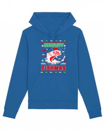 Merry Fishmas Ugly Royal Blue