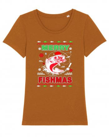 Merry Fishmas Ugly Roasted Orange