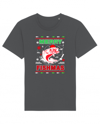 Merry Fishmas Ugly Anthracite