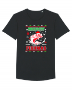 Merry Fishmas Ugly Tricou mânecă scurtă guler larg Bărbat Skater