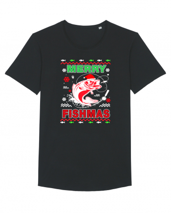 Merry Fishmas Ugly Black