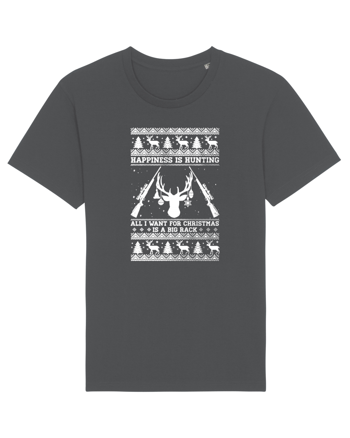 Tricou mânecă scurtă Unisex Rocker Anthracite