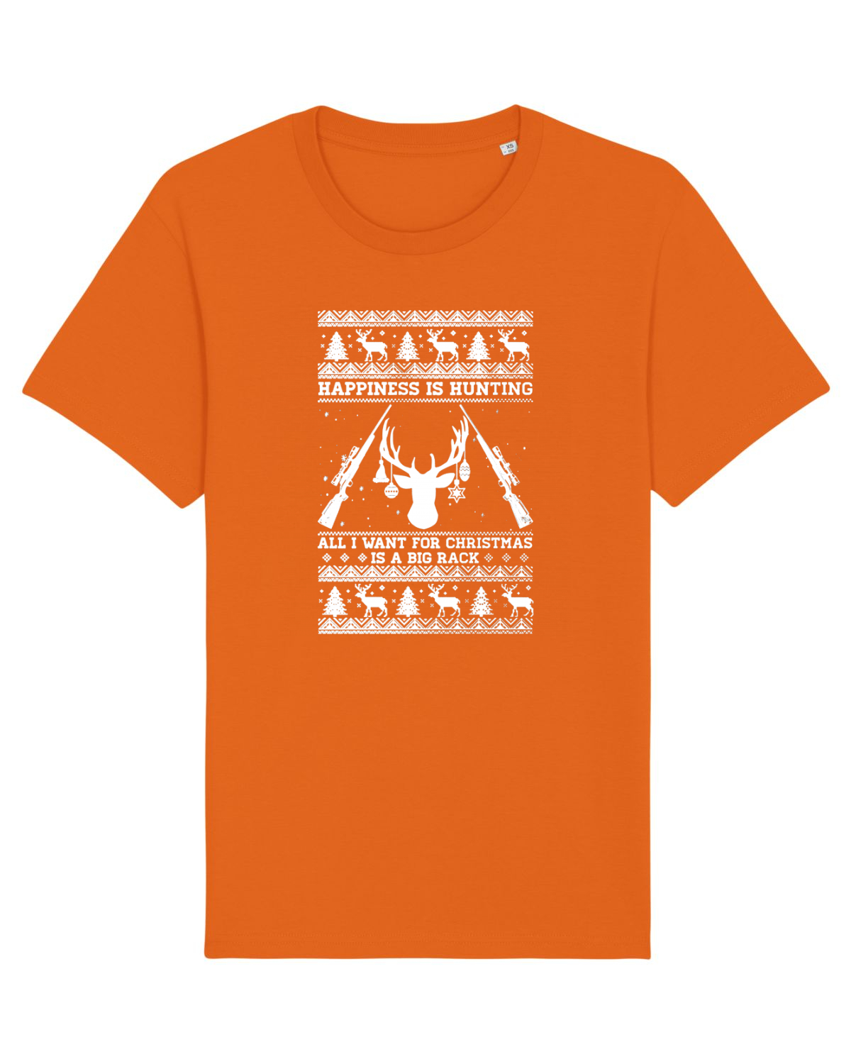 Tricou mânecă scurtă Unisex Rocker Bright Orange