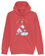Merry Xmas Tree Hanorac cu fermoar Unisex Connector