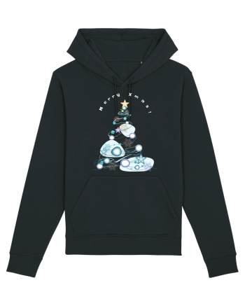 Merry Xmas Tree Black