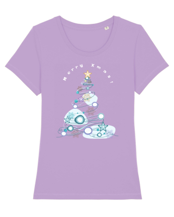 Merry Xmas Tree Lavender Dawn
