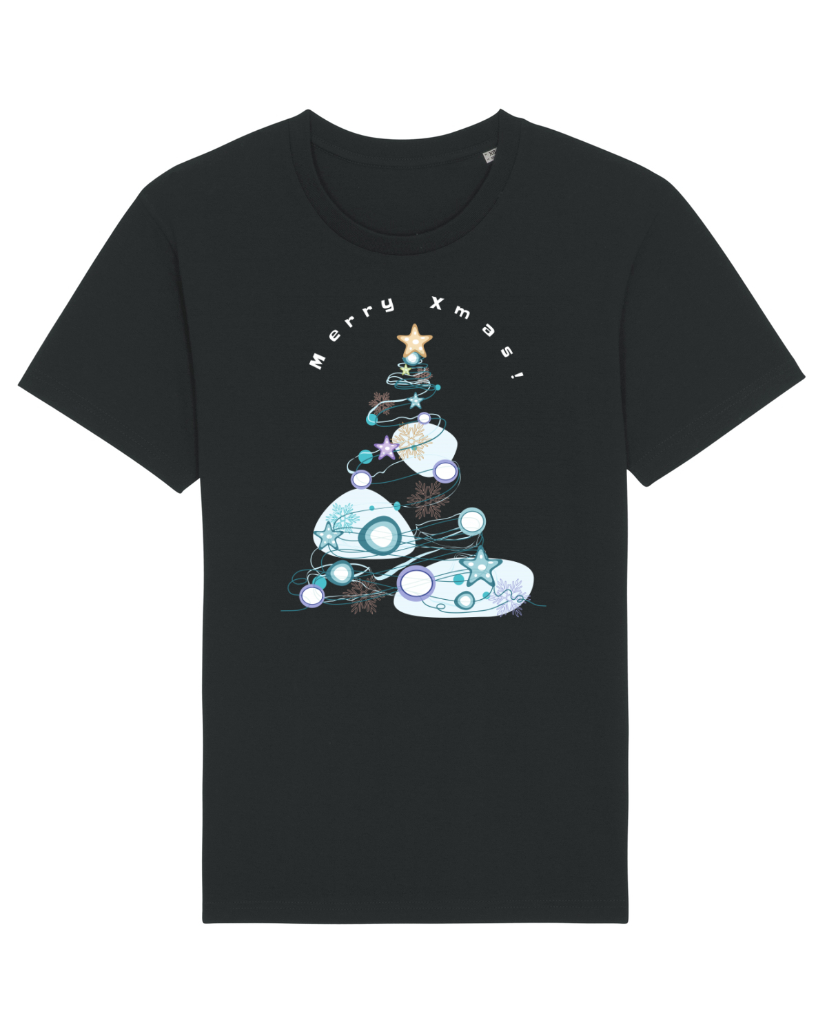 Tricou mânecă scurtă Unisex Rocker Black
