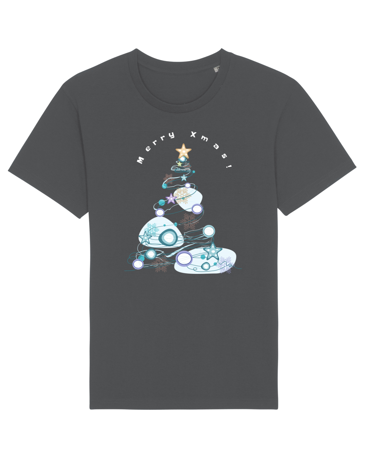 Tricou mânecă scurtă Unisex Rocker Anthracite