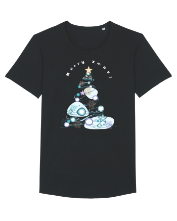 Merry Xmas Tree Black
