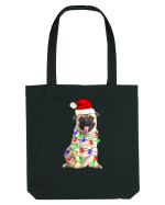 Pug First Christmas Sacoșă textilă