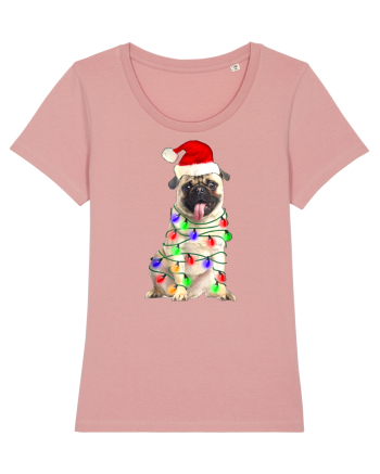 Pug First Christmas Canyon Pink